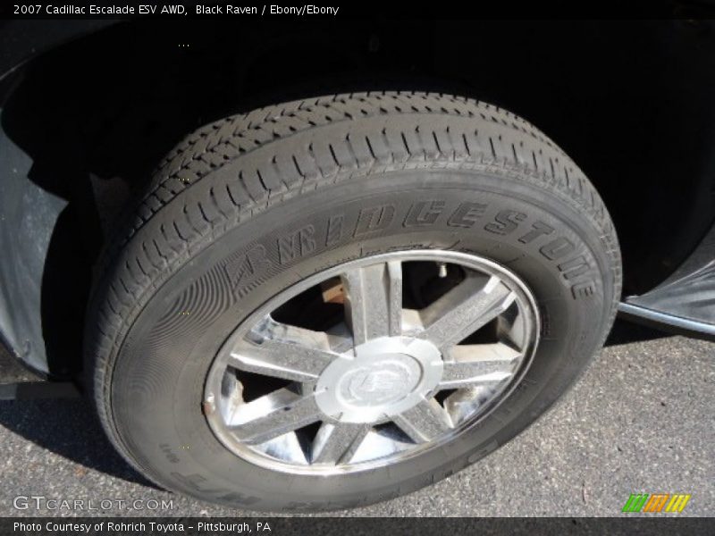 Black Raven / Ebony/Ebony 2007 Cadillac Escalade ESV AWD