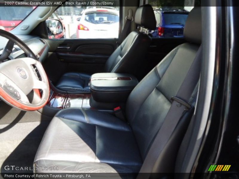 Black Raven / Ebony/Ebony 2007 Cadillac Escalade ESV AWD