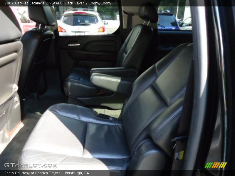 Black Raven / Ebony/Ebony 2007 Cadillac Escalade ESV AWD