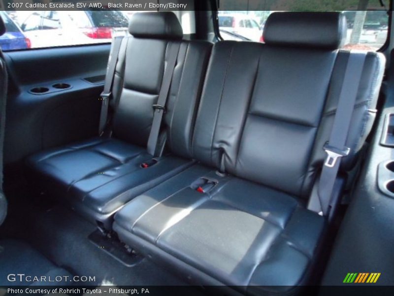 Black Raven / Ebony/Ebony 2007 Cadillac Escalade ESV AWD