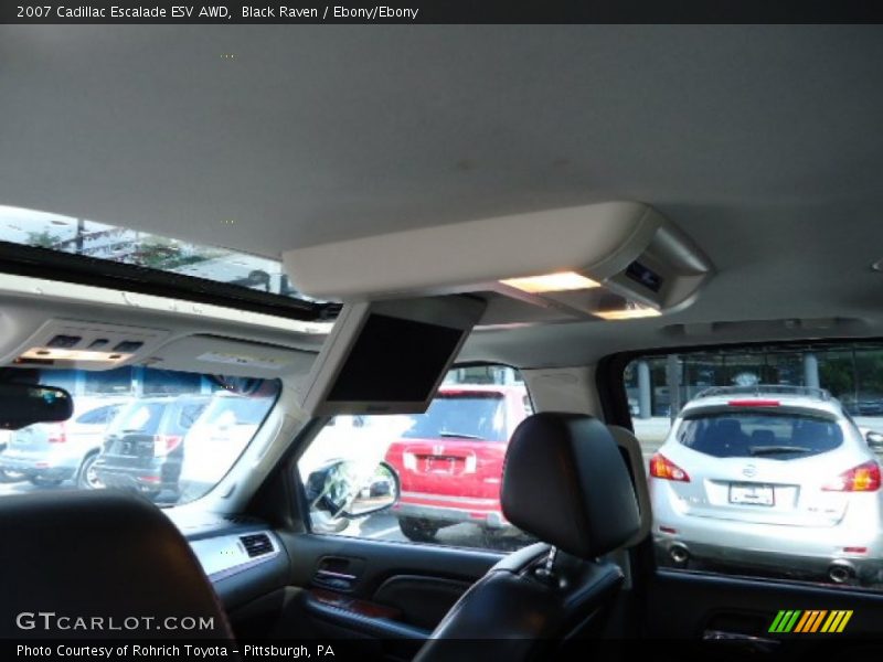 Black Raven / Ebony/Ebony 2007 Cadillac Escalade ESV AWD