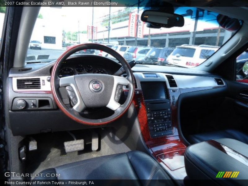 Black Raven / Ebony/Ebony 2007 Cadillac Escalade ESV AWD