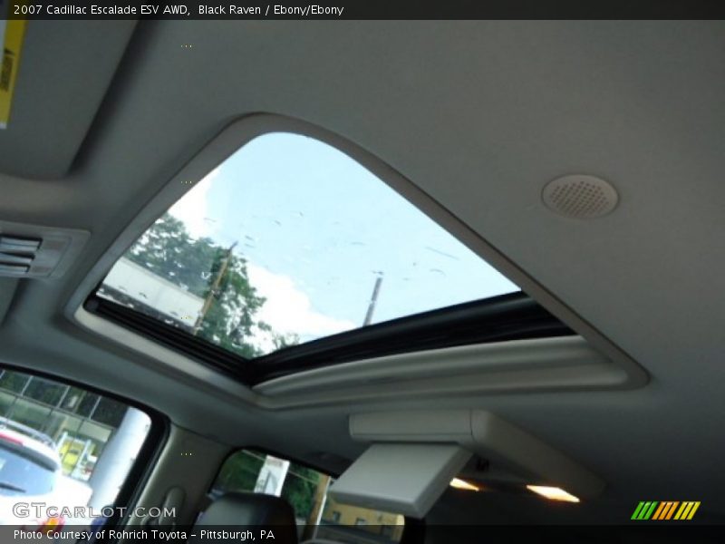 Black Raven / Ebony/Ebony 2007 Cadillac Escalade ESV AWD