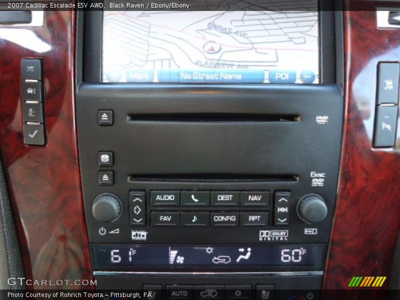 Black Raven / Ebony/Ebony 2007 Cadillac Escalade ESV AWD