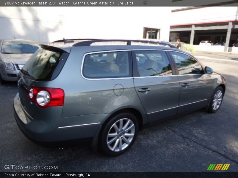 Granite Green Metallic / Pure Beige 2007 Volkswagen Passat 2.0T Wagon