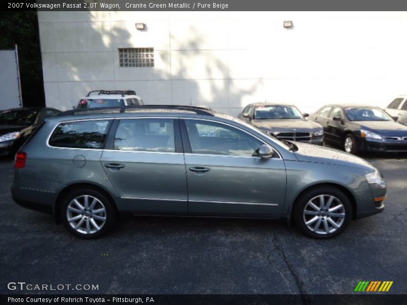 Granite Green Metallic / Pure Beige 2007 Volkswagen Passat 2.0T Wagon