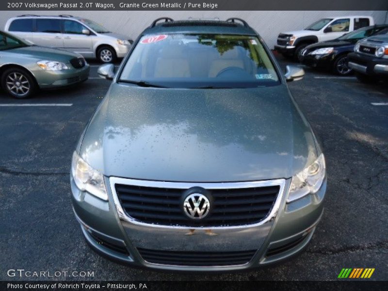 Granite Green Metallic / Pure Beige 2007 Volkswagen Passat 2.0T Wagon