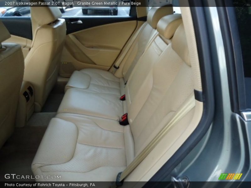 Granite Green Metallic / Pure Beige 2007 Volkswagen Passat 2.0T Wagon