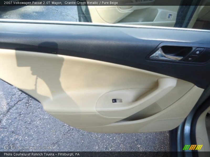 Granite Green Metallic / Pure Beige 2007 Volkswagen Passat 2.0T Wagon