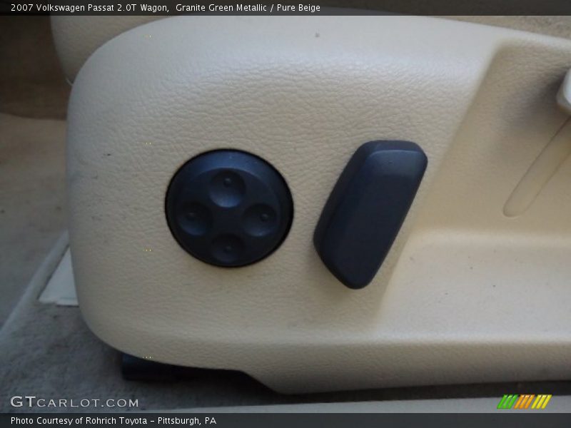 Granite Green Metallic / Pure Beige 2007 Volkswagen Passat 2.0T Wagon