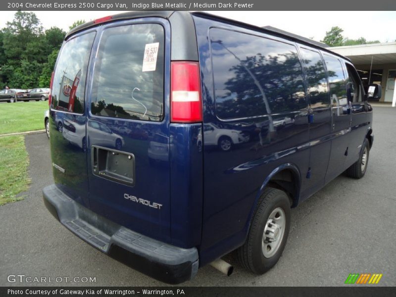 Indigo Blue Metallic / Medium Dark Pewter 2004 Chevrolet Express 2500 Cargo Van
