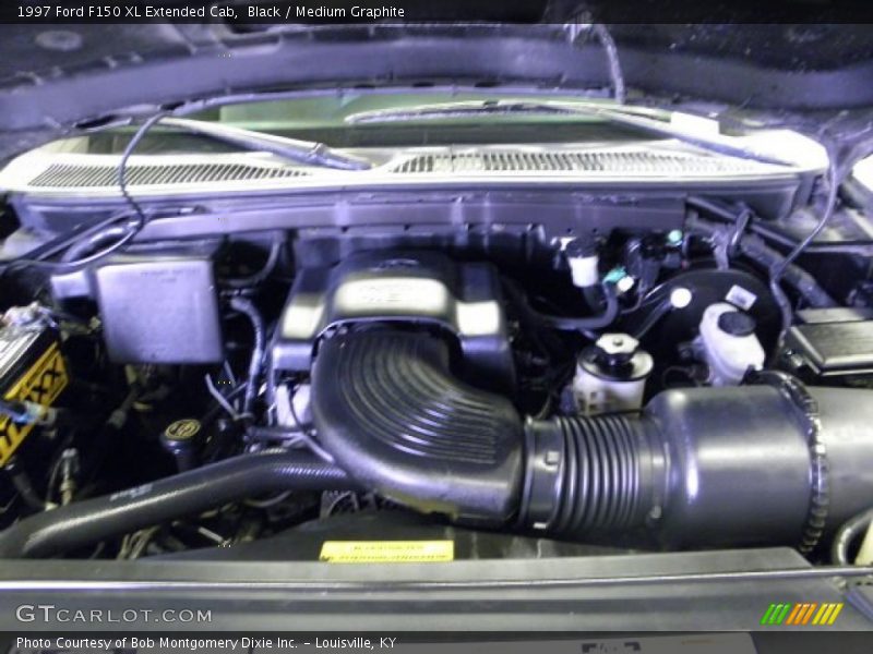 Black / Medium Graphite 1997 Ford F150 XL Extended Cab