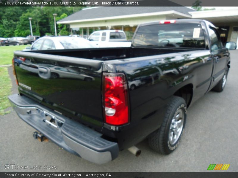 Black / Dark Charcoal 2007 Chevrolet Silverado 1500 Classic LS Regular Cab