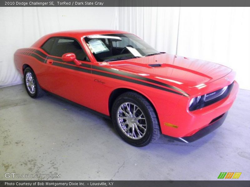 TorRed / Dark Slate Gray 2010 Dodge Challenger SE