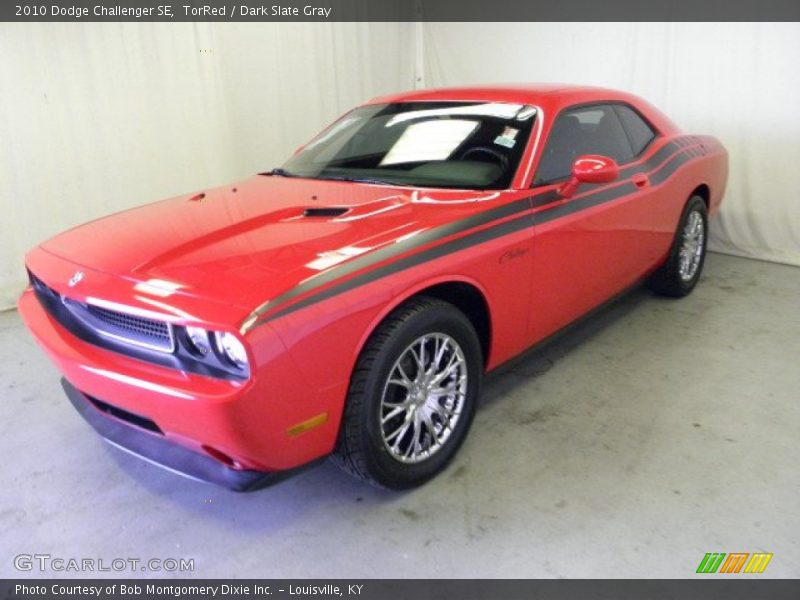 TorRed / Dark Slate Gray 2010 Dodge Challenger SE