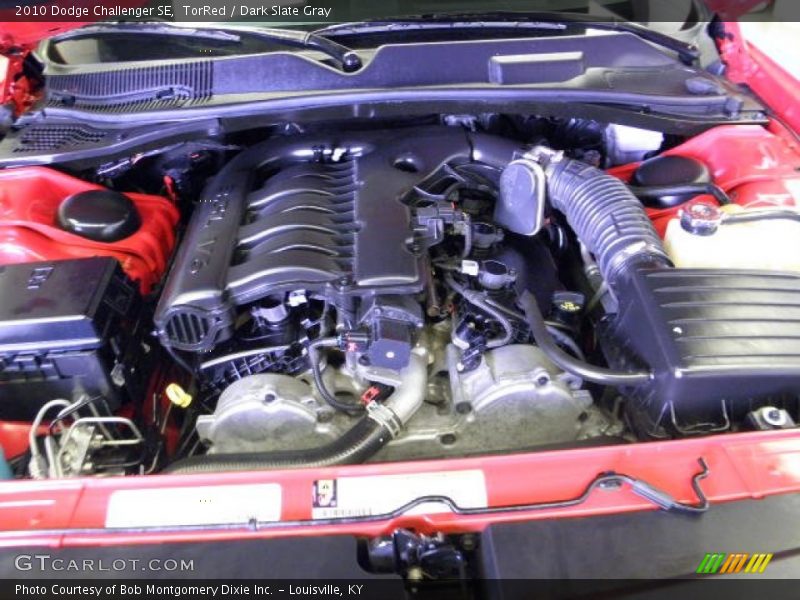 TorRed / Dark Slate Gray 2010 Dodge Challenger SE