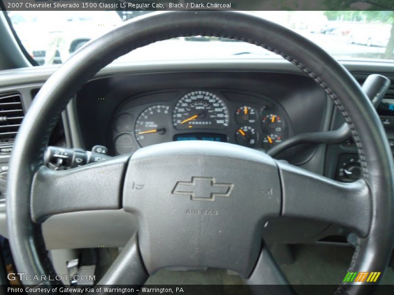 Black / Dark Charcoal 2007 Chevrolet Silverado 1500 Classic LS Regular Cab