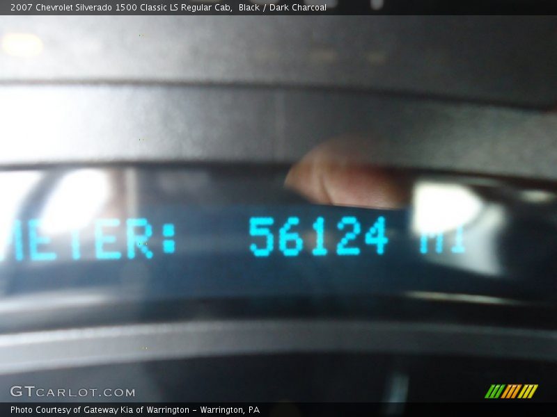 Black / Dark Charcoal 2007 Chevrolet Silverado 1500 Classic LS Regular Cab