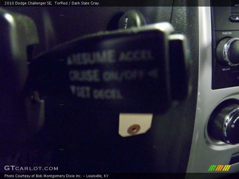 TorRed / Dark Slate Gray 2010 Dodge Challenger SE