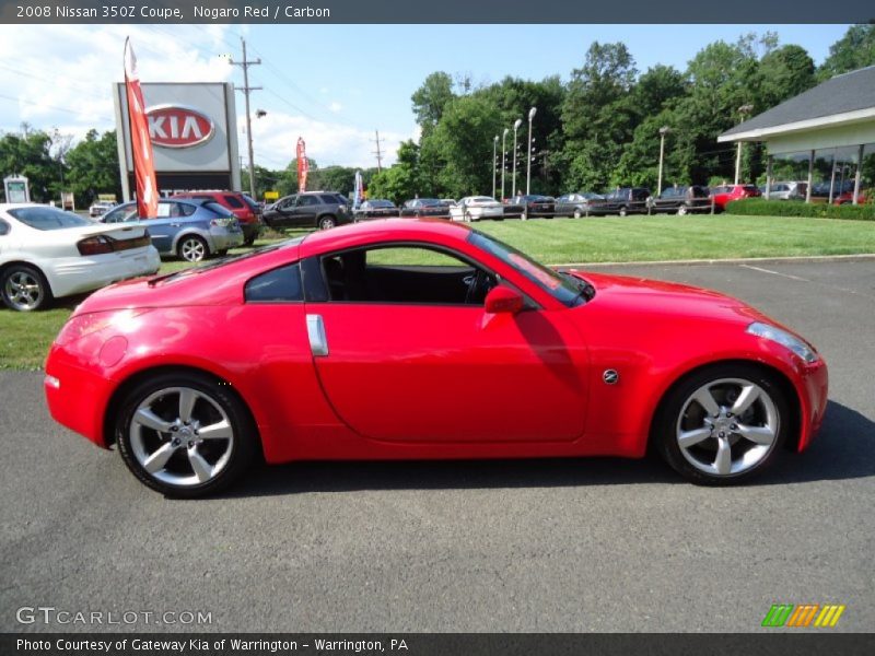 Nogaro Red / Carbon 2008 Nissan 350Z Coupe