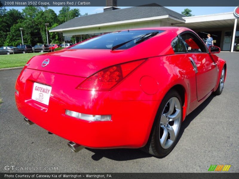 Nogaro Red / Carbon 2008 Nissan 350Z Coupe