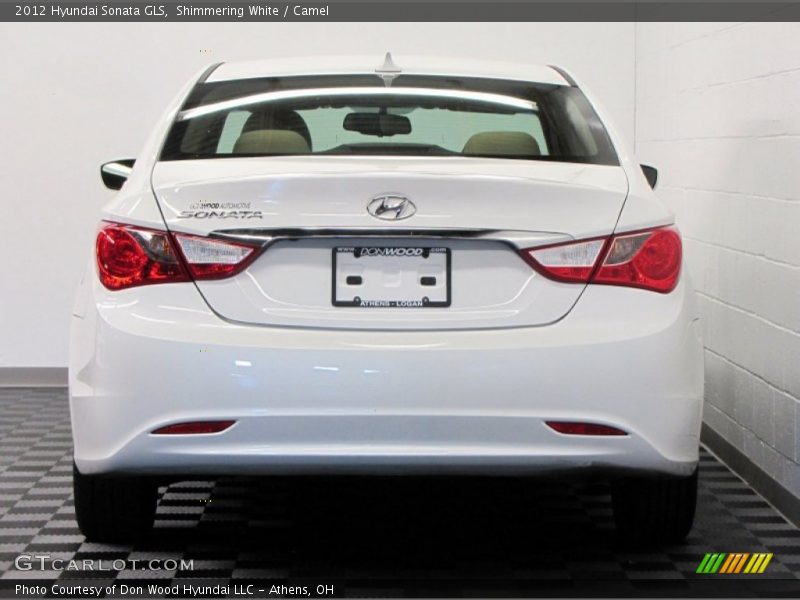 Shimmering White / Camel 2012 Hyundai Sonata GLS