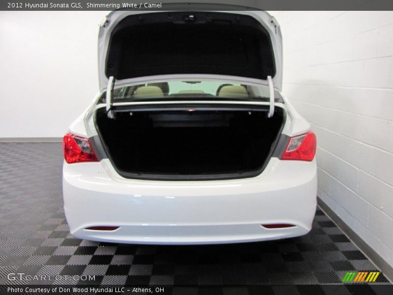 Shimmering White / Camel 2012 Hyundai Sonata GLS