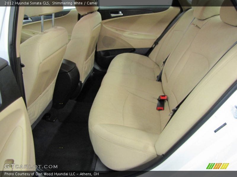 Shimmering White / Camel 2012 Hyundai Sonata GLS