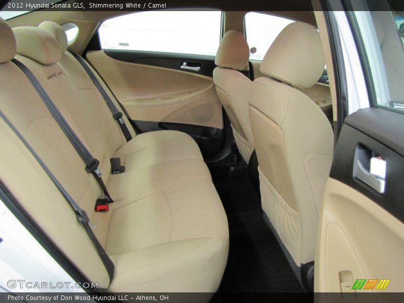 Shimmering White / Camel 2012 Hyundai Sonata GLS