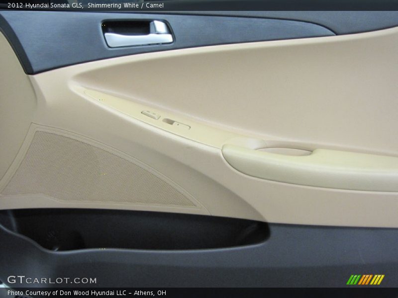 Shimmering White / Camel 2012 Hyundai Sonata GLS