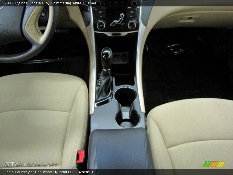 Shimmering White / Camel 2012 Hyundai Sonata GLS