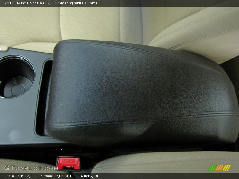 Shimmering White / Camel 2012 Hyundai Sonata GLS
