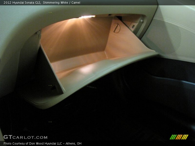 Shimmering White / Camel 2012 Hyundai Sonata GLS