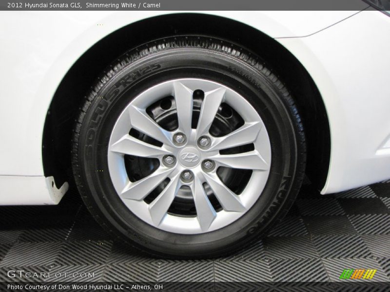 Shimmering White / Camel 2012 Hyundai Sonata GLS