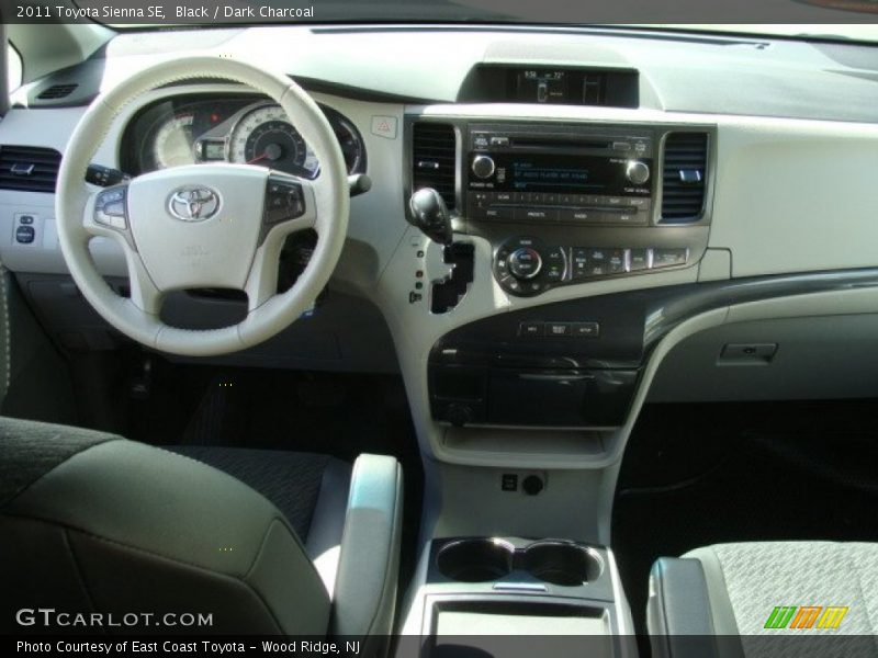 Black / Dark Charcoal 2011 Toyota Sienna SE