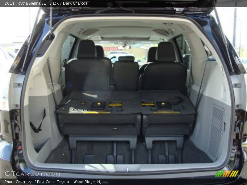 Black / Dark Charcoal 2011 Toyota Sienna SE