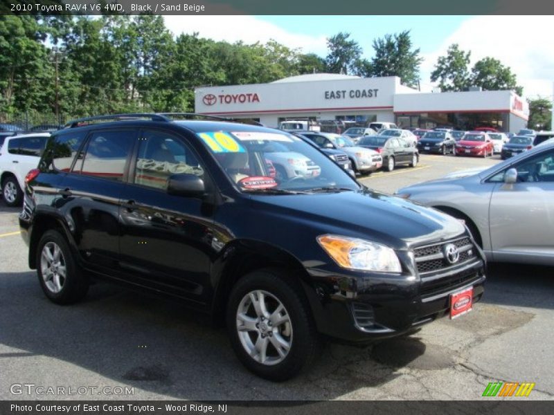 Black / Sand Beige 2010 Toyota RAV4 V6 4WD
