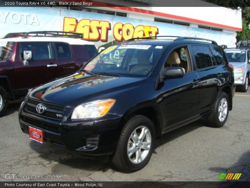 Black / Sand Beige 2010 Toyota RAV4 V6 4WD