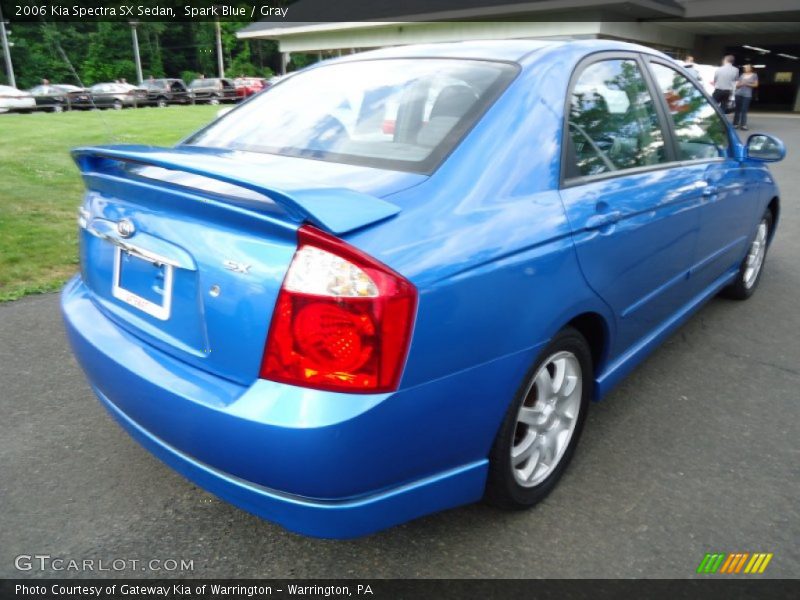 Spark Blue / Gray 2006 Kia Spectra SX Sedan