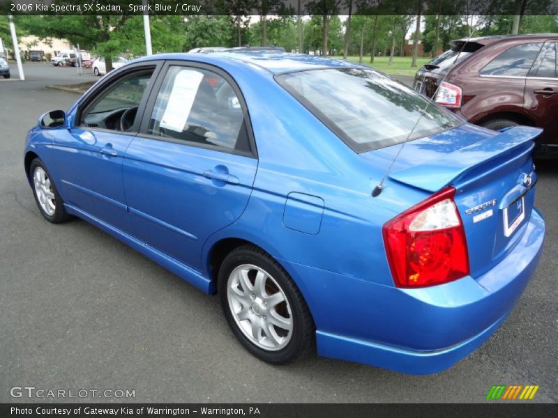 Spark Blue / Gray 2006 Kia Spectra SX Sedan