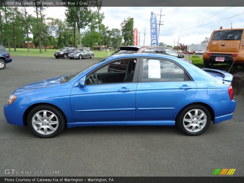 Spark Blue / Gray 2006 Kia Spectra SX Sedan