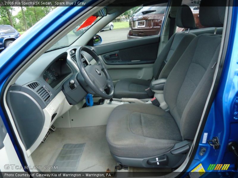Spark Blue / Gray 2006 Kia Spectra SX Sedan
