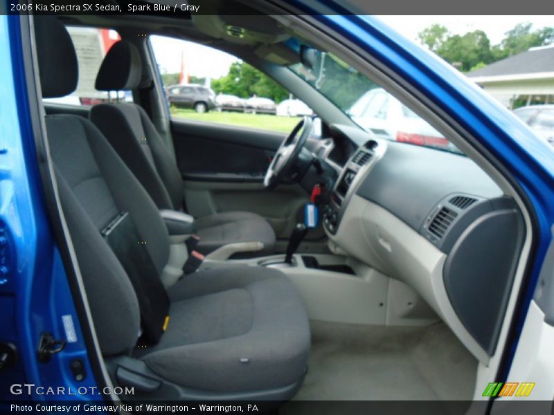 Spark Blue / Gray 2006 Kia Spectra SX Sedan