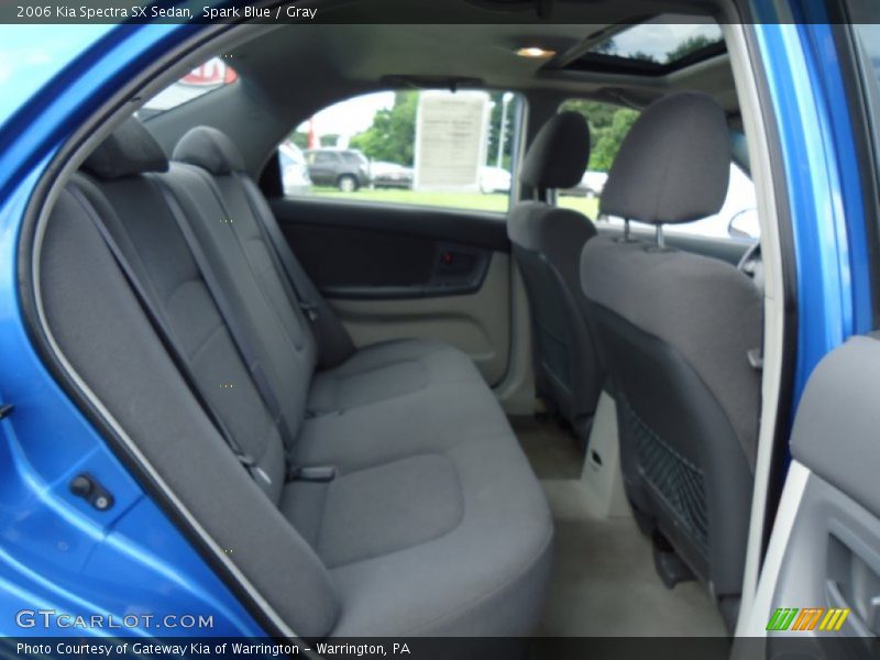 Spark Blue / Gray 2006 Kia Spectra SX Sedan