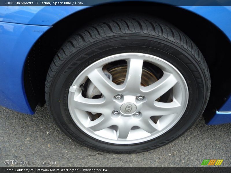 Spark Blue / Gray 2006 Kia Spectra SX Sedan