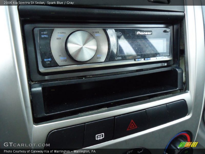 Spark Blue / Gray 2006 Kia Spectra SX Sedan