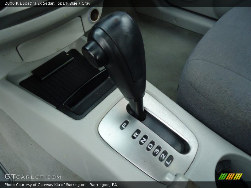 Spark Blue / Gray 2006 Kia Spectra SX Sedan