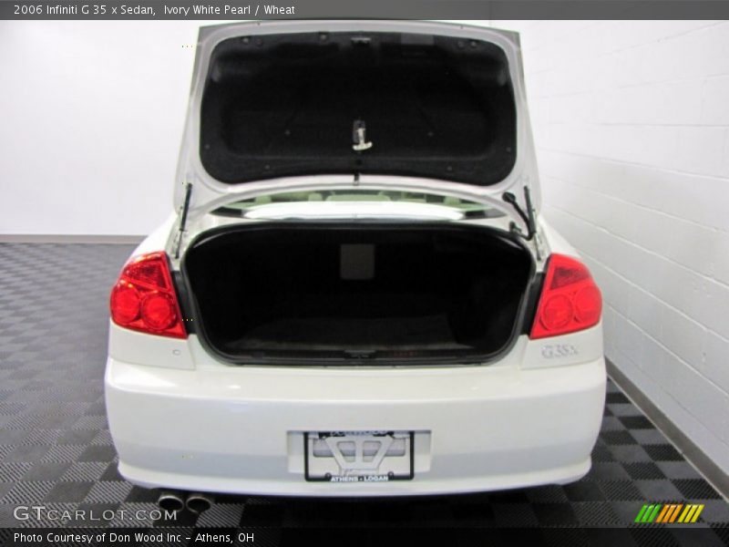 Ivory White Pearl / Wheat 2006 Infiniti G 35 x Sedan