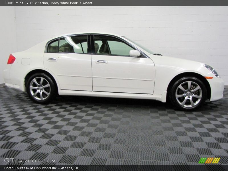 Ivory White Pearl / Wheat 2006 Infiniti G 35 x Sedan