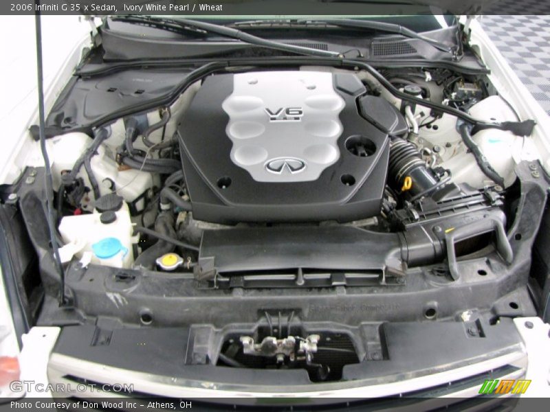 Ivory White Pearl / Wheat 2006 Infiniti G 35 x Sedan